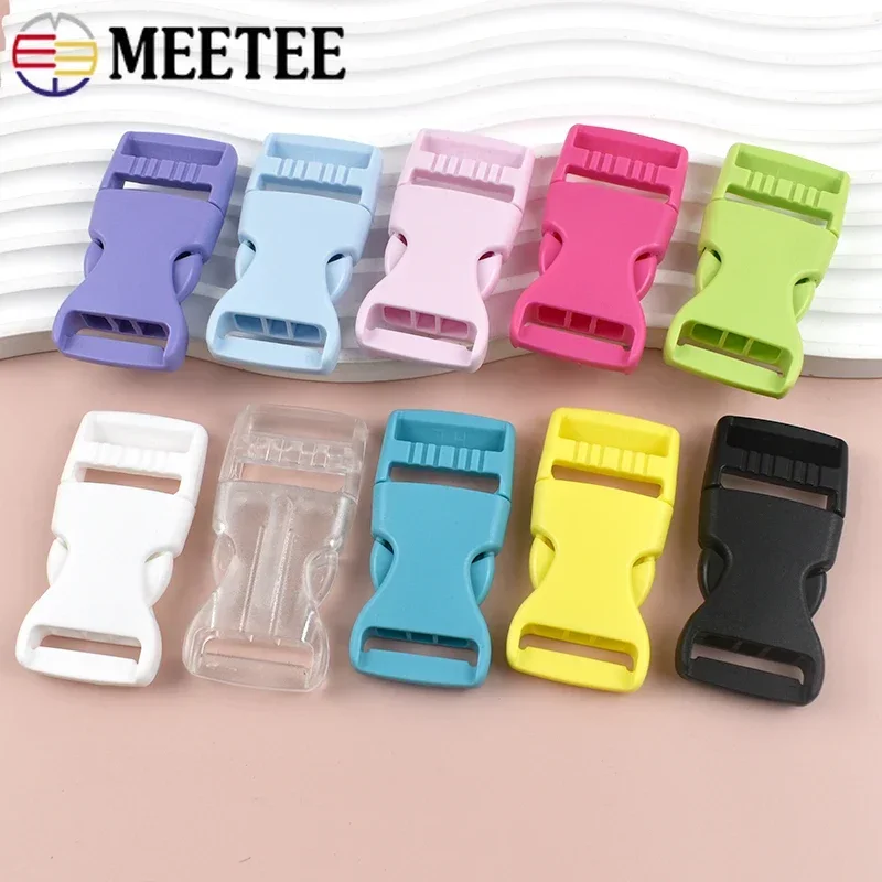 20/50Pcs 10-38mm Plastic Quick Release Buckles Adjustment Clasp for Backpack Strap Dog Collar Seat Buckle DIY Bags Accessories