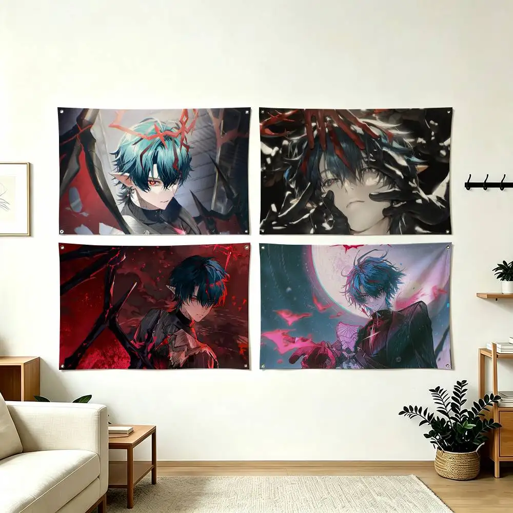 A-Arknights Endfield Camille Game Flags for Bedrooms Home Decor Items Outdoor Decors Garage Decoration Flaga