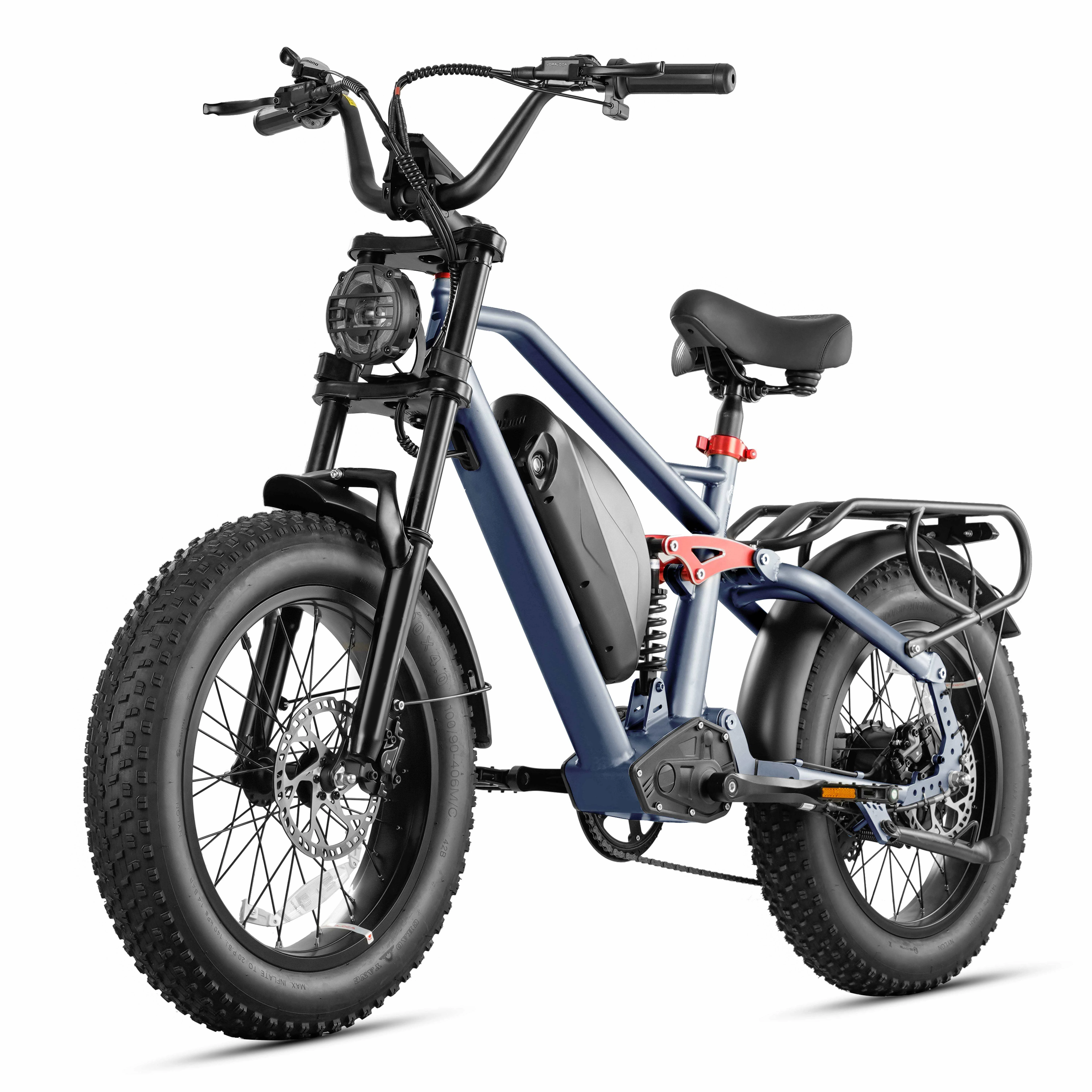 

Электрический городской велосипед Eu Terra Custom Power 200W 48V15Ah со стальной рамой, увеличенным запасом хода, толстыми шинами, для взрослых, грузовой