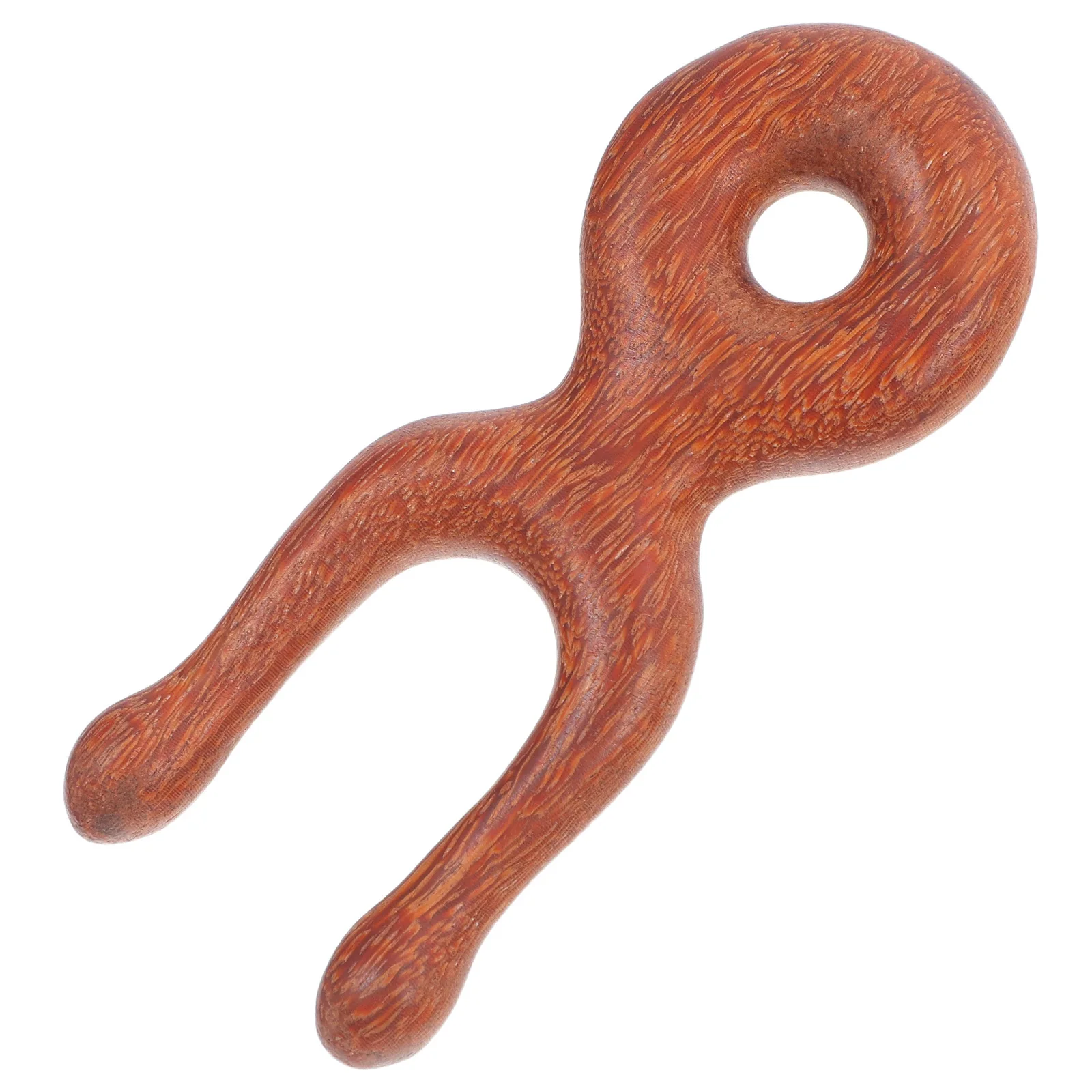 Strumento per massaggio ai piedi in legno Manico lungo Meridiano Trigger Point Massager Pettine rilassante per le mani posteriori Gambe del collo Pettine in legno Dente largo