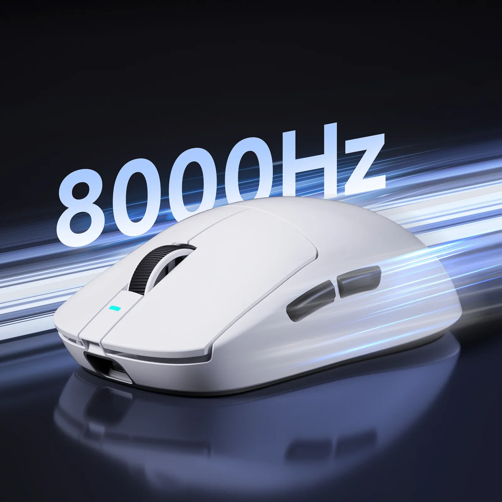 Souris Gaming MCHOSE A7 26K DPI Tri-Mode Sans Fil Bluetooth PAW3395 8KHz pour FPS & VALORANT, Légère, Souris Professionnelle de Jeu
