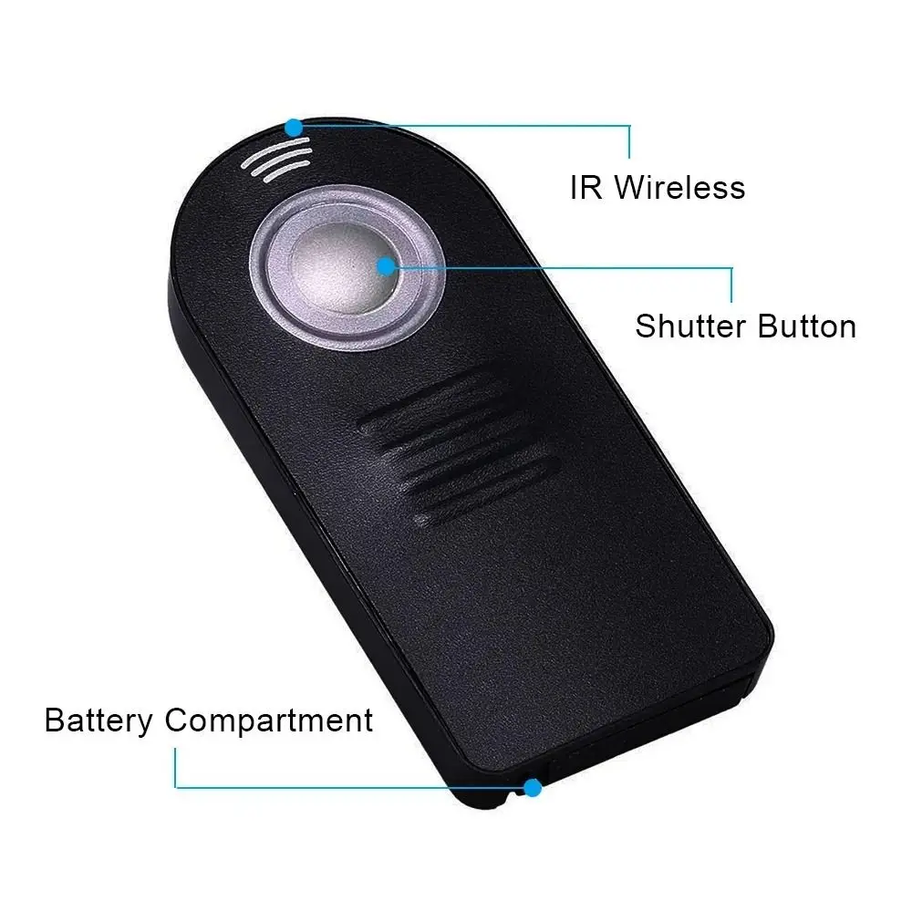 Rilascio otturatore universale per fotocamera a infrarossi ML-L3 Telecomando wireless IR per Nikon Selfie SLR DSLR per Nikon D3200/D3300/D3400