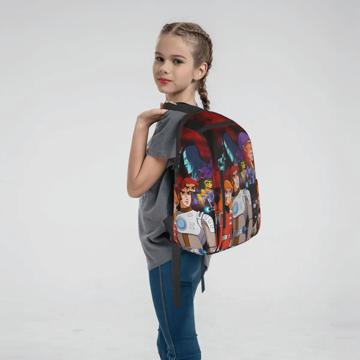Comet Crew Accessories Captain Future 4 Backpack Daypack Boys Girls BookBag School Bag Shoulder Bags for Men Women