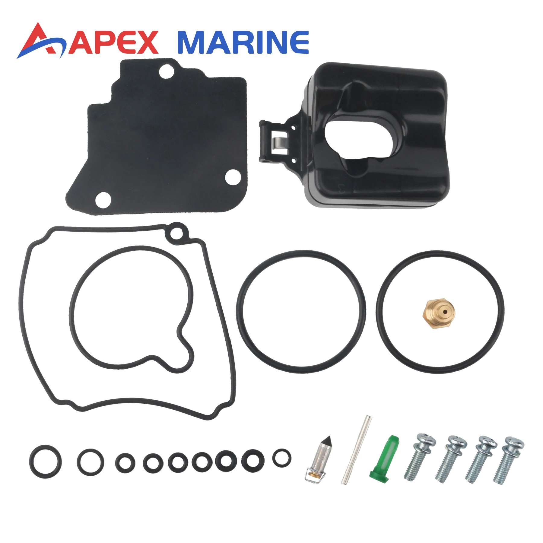 

804346T02 Boat Motor Carburetor Repair Kit Replacement for Mercury Mariner 75 90 HP 4-Stroke Outboard Engine 804346T1