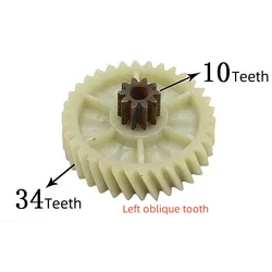 10T-34T Left Helical Tooth for Comi Shredder C738 /C739/ S728/2738/3738/3728 Gear Fittings