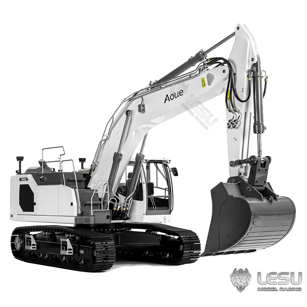 LESU 1/14 Metall RC Hydraulikbagger Ferngesteuerter Bagger Aoue LR945 Schwere maschinell fertiges Modell PL18EV Lite für Liebherr