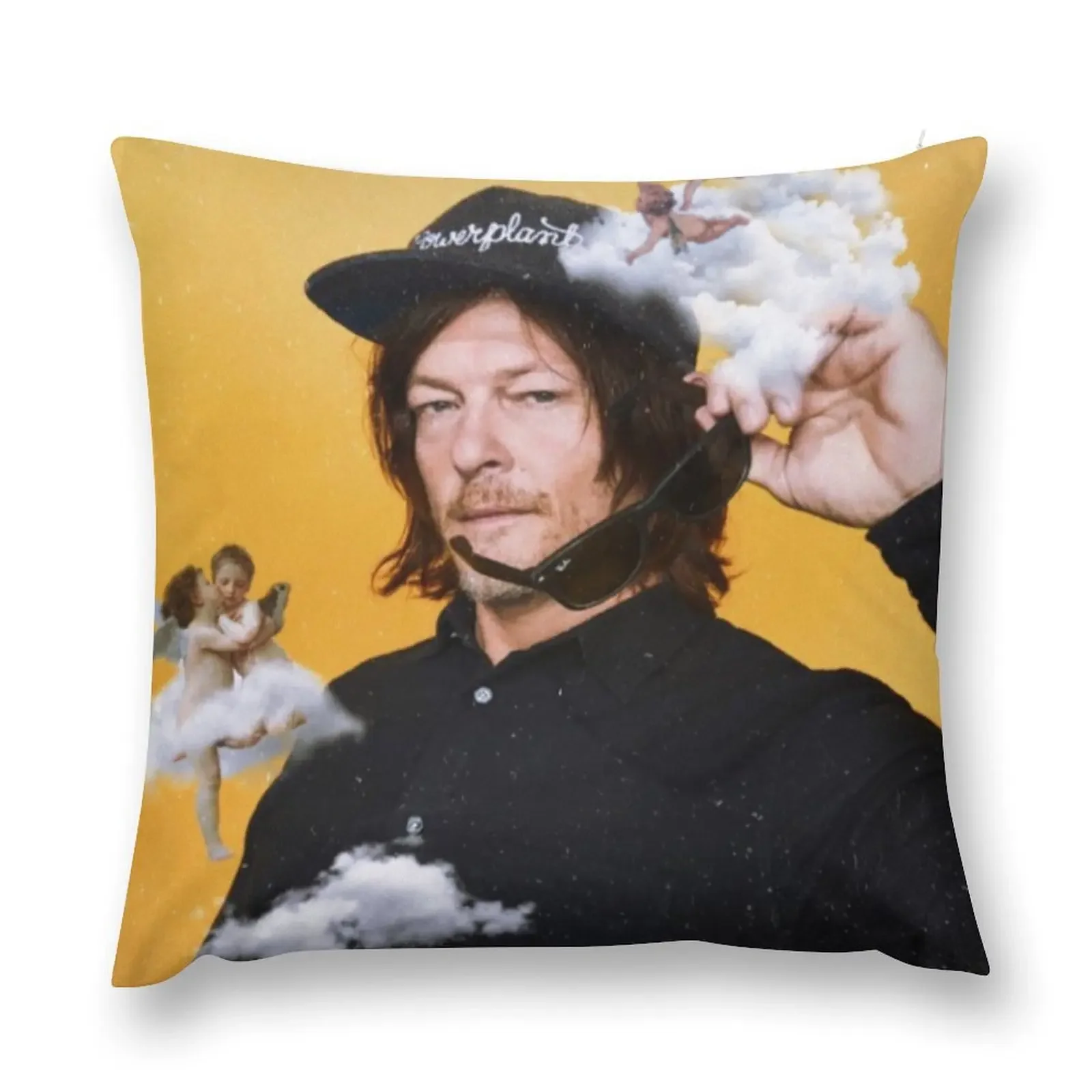 

Norman Reedus Throw Pillow autumn pillowcase Cushions For Children Sofa Covers Marble Cushion Cover pillow