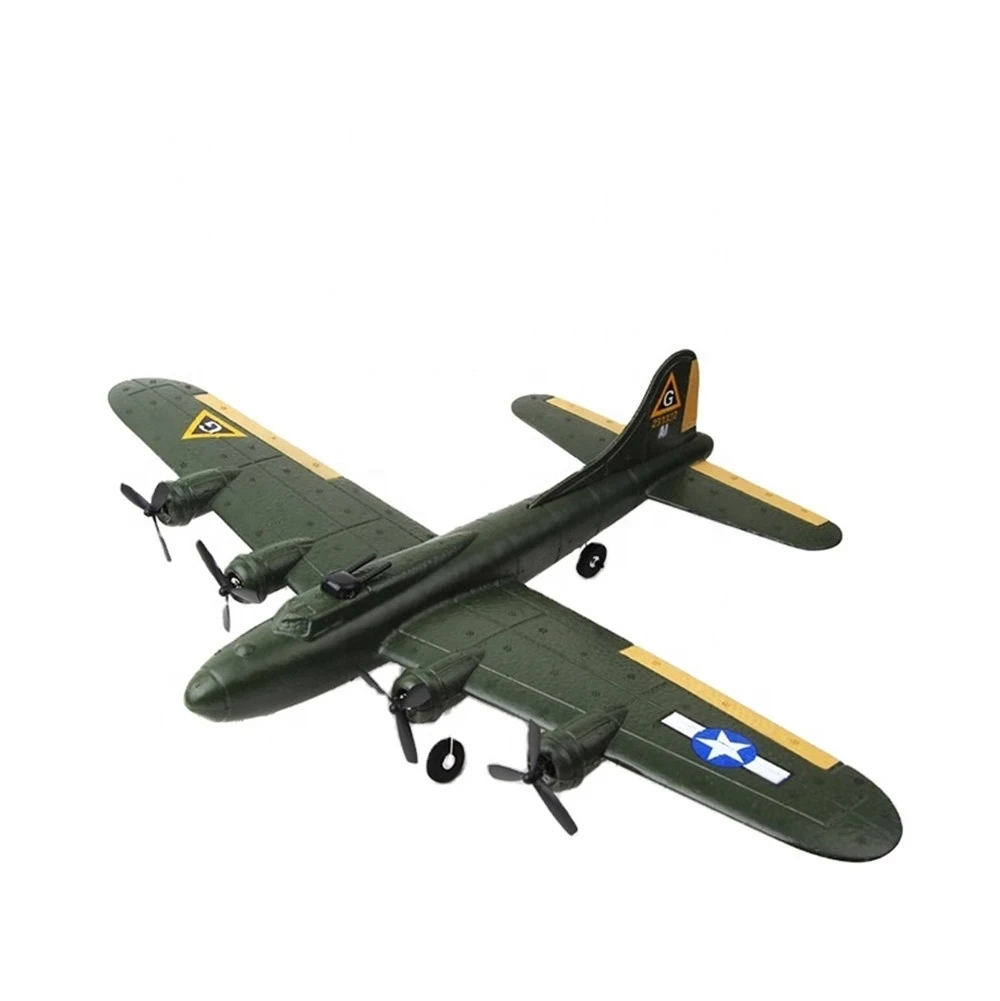 FX817 B17 RC Plane 2.4G 2CH Fixed Wing Remote Control Airplane EPP Foam RC Aircraft Fighter Kids Toys Gift for Children