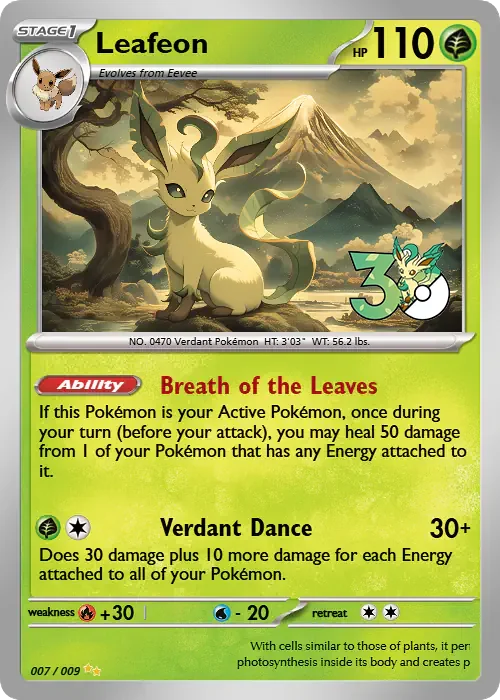 

DIY Self Control Pokemon Ptcg Eevee Espeon Umbreon 30th No Flash Collect Signature Trading Flash Card Anime Cartoon Gift