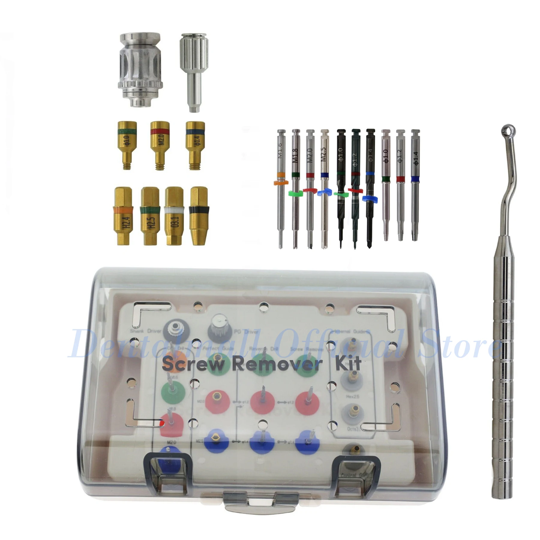 Dental Implant NeoBiotech SRK Broken Screw Removal Kit Instrument Tool Screw Remover Shank Driver SR Driver Holder