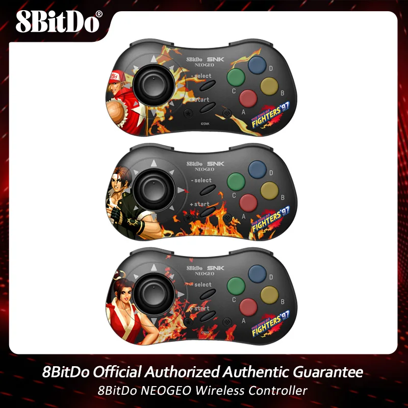 

8BitDo NEOGEO Bluetooth Gamepad Game Controller Handle For Windows 10, 11, PC, Android, and NEOGEO mini Game Accessories