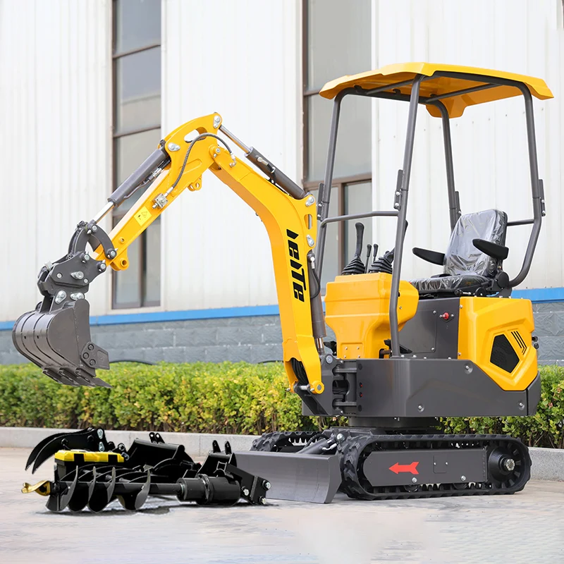 Farm tools Agriculture 1.2ton Mini Excavator Hydraulic Small Digger Crawler minibagger 1200kg small excavator Customized Price