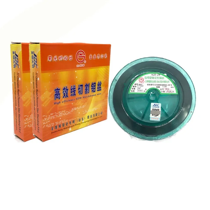 Imagem -02 - Fio de Molibdênio Edm Jdc 018 mm 2000 m Original por Carretel 063 kg para Máquina de Corte de Fio Edm