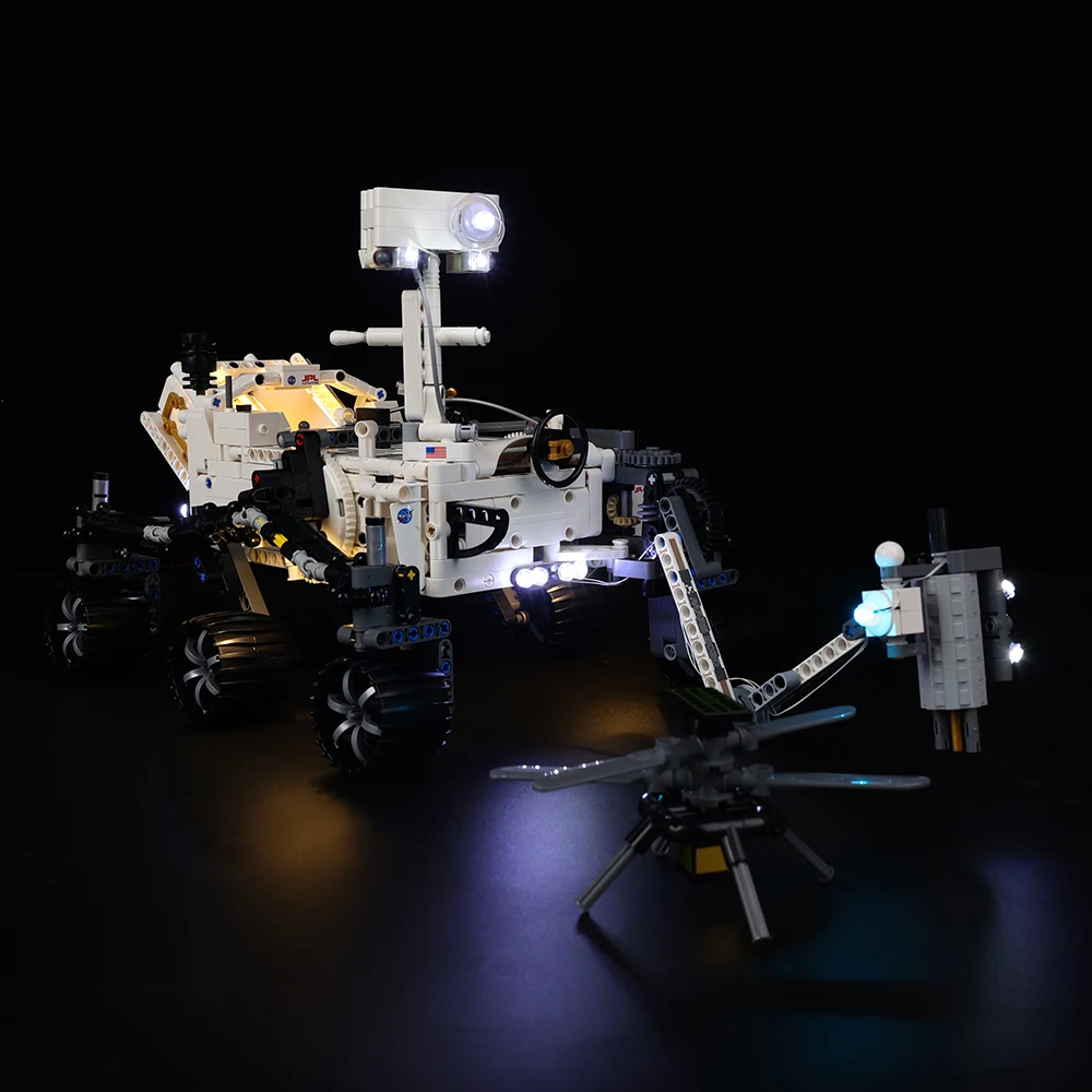 Led Light Kit For 42158 NASA Mars Rover Perseverance (Not Included Building Blocks)