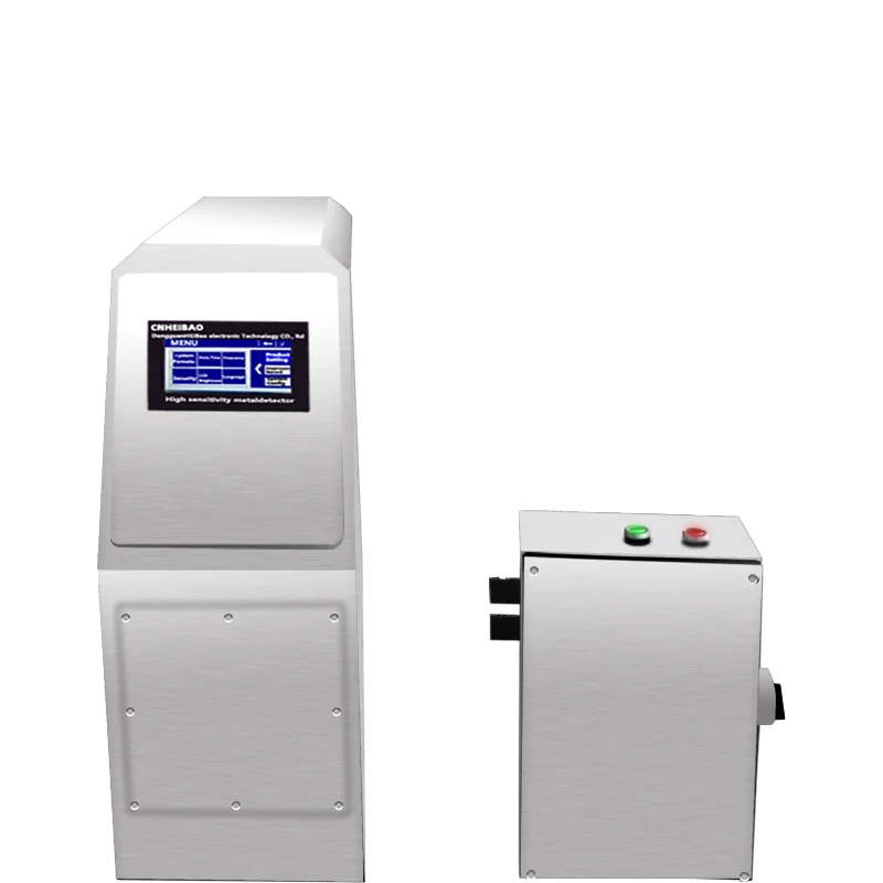 Hochpräziser LCD-Touchscreen-Metalldetektor, Tunnel-Split-Metalldetektor, automatische Lernfunktion