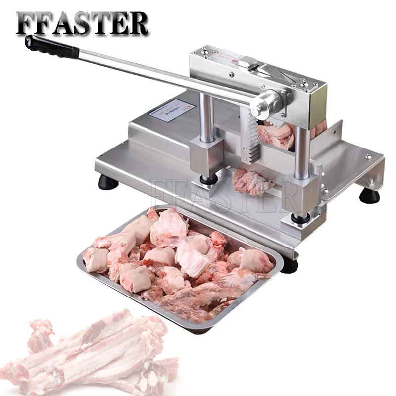 

Manual Bone Cutting Machine Trotters Cutter Stainless Steel Meat Slicer Chicken Duck Fish Lamb Meat Bone Cutter