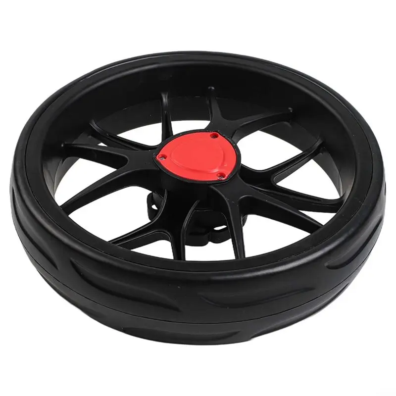 ABFI Golf Cart Wheel 10-Inch Push-Pull-Style For 10Mm Axle-EVA Foam And Plastic Construction Build In Color Variety