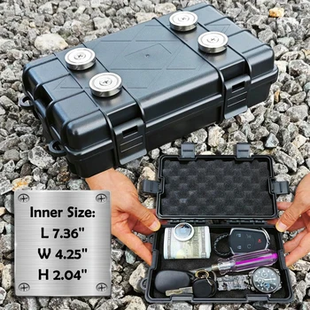 Upgrade Large Magnetic Key Holder Under Trucks Car Magnetic Key Box Under Car Hide a Key Strong Outside for Splash Resistant