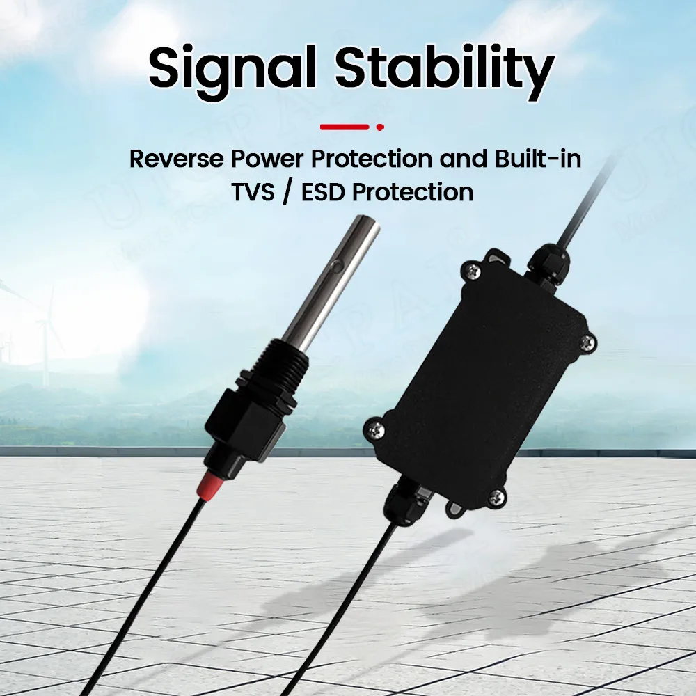 独立したソリューション伝導率センサーモジュール検出、ecソルト検出センサー送信機、Modbus rs485、0-2v、4-20ma、ステンレス鋼