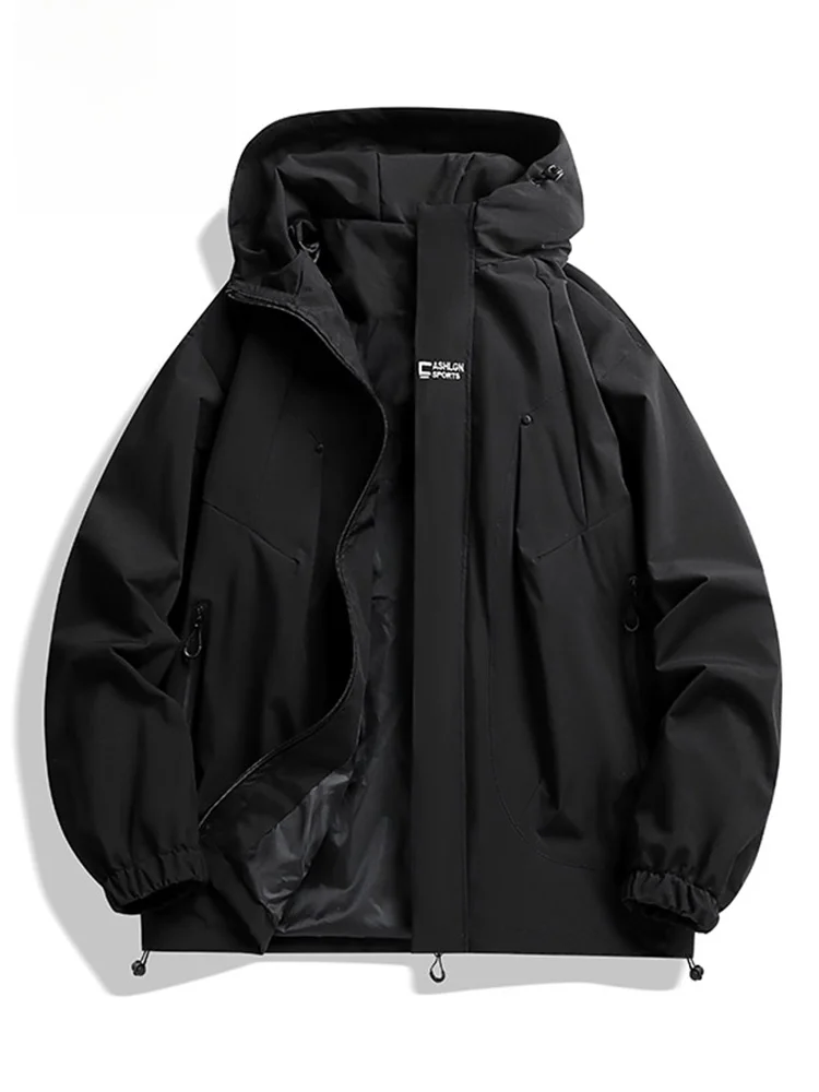 

Повседневная мужская куртка с капюшоном против морщин, весна-осень, новинка Sle Woodpeer, брендовая полиэстеровая нейлоновая куртка Cosite Fiber Long Sve