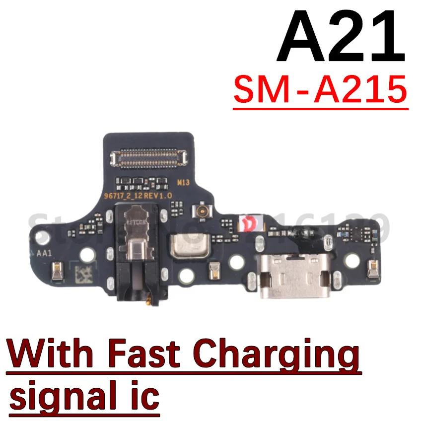 For Samsung Galaxy A21s A21 A11 A01 Core Dock Connector USB Charger Charging Port + Mainboard Main Mother Board Flex Cable