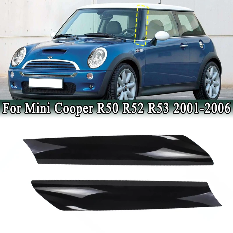 

51137128157 Window Windshield A-pillar Trim Molding Cover for Mini R50 R52 R53 Cooper / Cooper S/ John Cooper Works / One 01-07