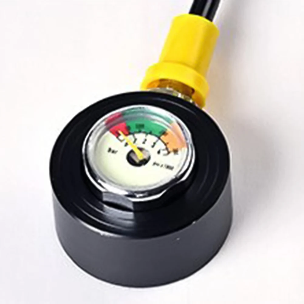 Scuba Diving Tank Pressure Gauge M10*1 Thread Luminous Gauge Stainless Steel Tester For Underwater Swimming Equipment Parts