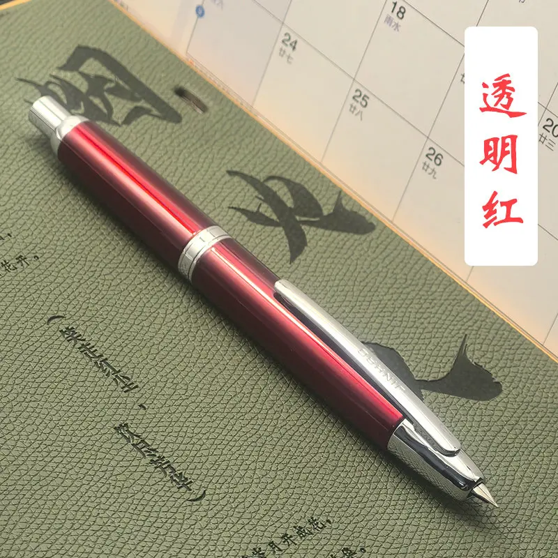 تعزيز JINHAO 10 قلم حبر قابل للسحب EF F المعادن الصحافة الكتابة قلم حبر مع محول القرطاسية اللوازم المكتبية المدرسية