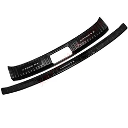High Quality Stainless Steel Rear Bumper Protector Sill Trunk Guard Tread Plate For Chery Exeed VX 2021-2023 Car Accessories