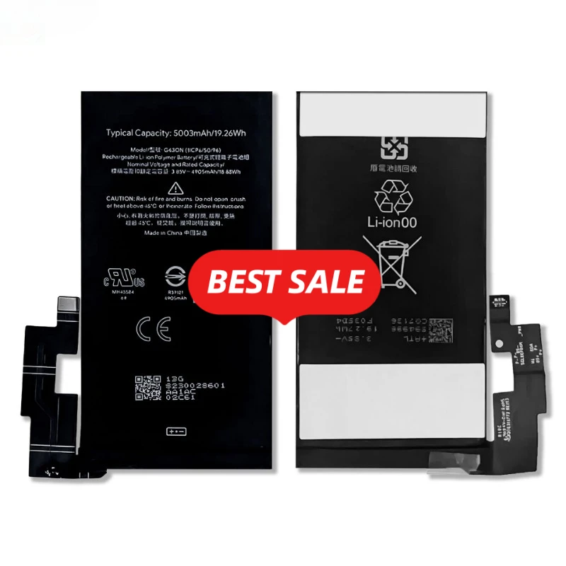 G63QN for Google Pixel 6 Pro/GLUOG/G8VOU Phone Battery 0 Cycle High Capacity Battery Replacement Bateria Grade A Cell with Tools