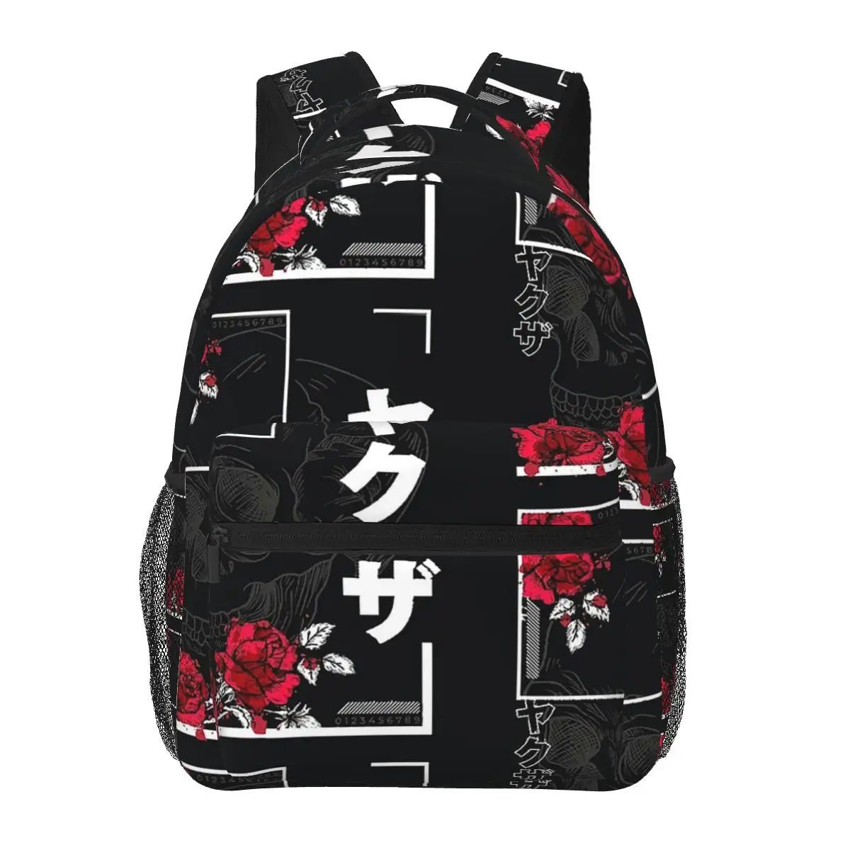 Japanese Streetwear, Techwear, Yakuza Backpacks Boys Girls Bookbag Students School Bags Cartoon Travel Rucksack Shoulder Bag