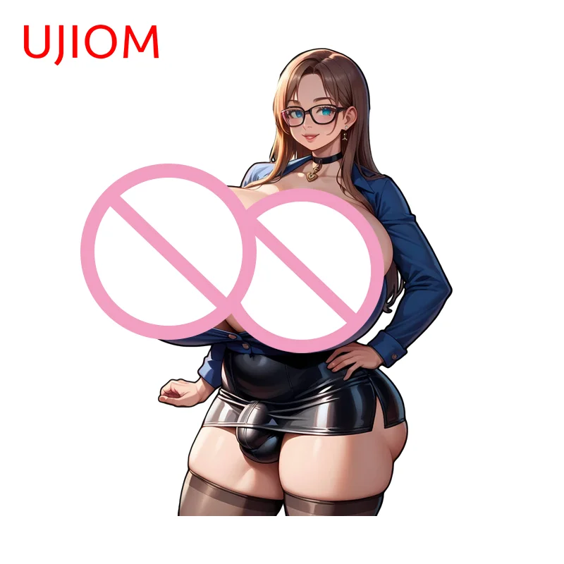 UJIOM Futanari Super Big Breasts NSFW Waifu Wall Sticker Premium Eye Catching Picture Decal Suitable For Kitchen Wardrobe Decor