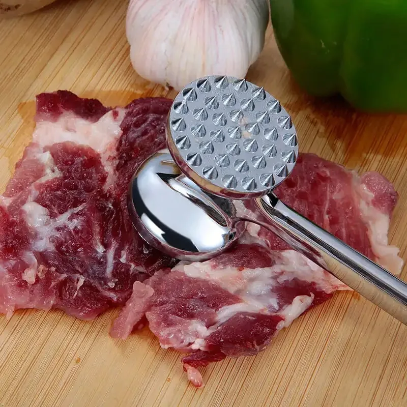 Kitchen Meat Tenderizer Hammer Tool Dual-Sided Meat Mallet Hammer For Steak Chicken Fish Meat Pounder