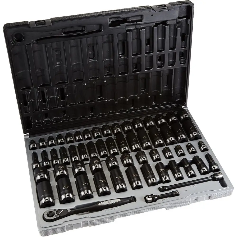 

3/8 Dr. 59Pc Metric Duo-Socket Set - 6 Point