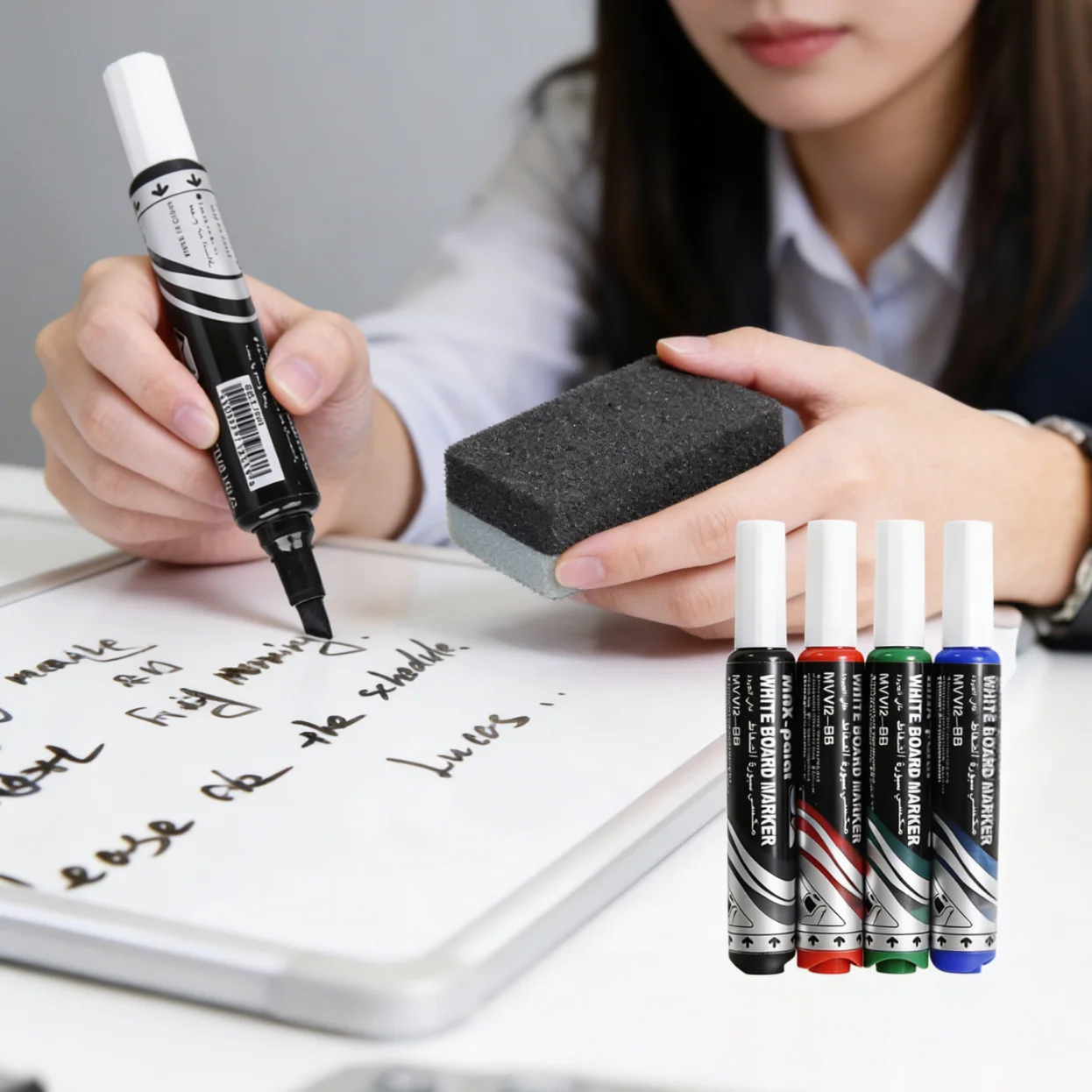 Lot de 4 marqueurs effaçables  - Whiteboard Marker Set avis et prix