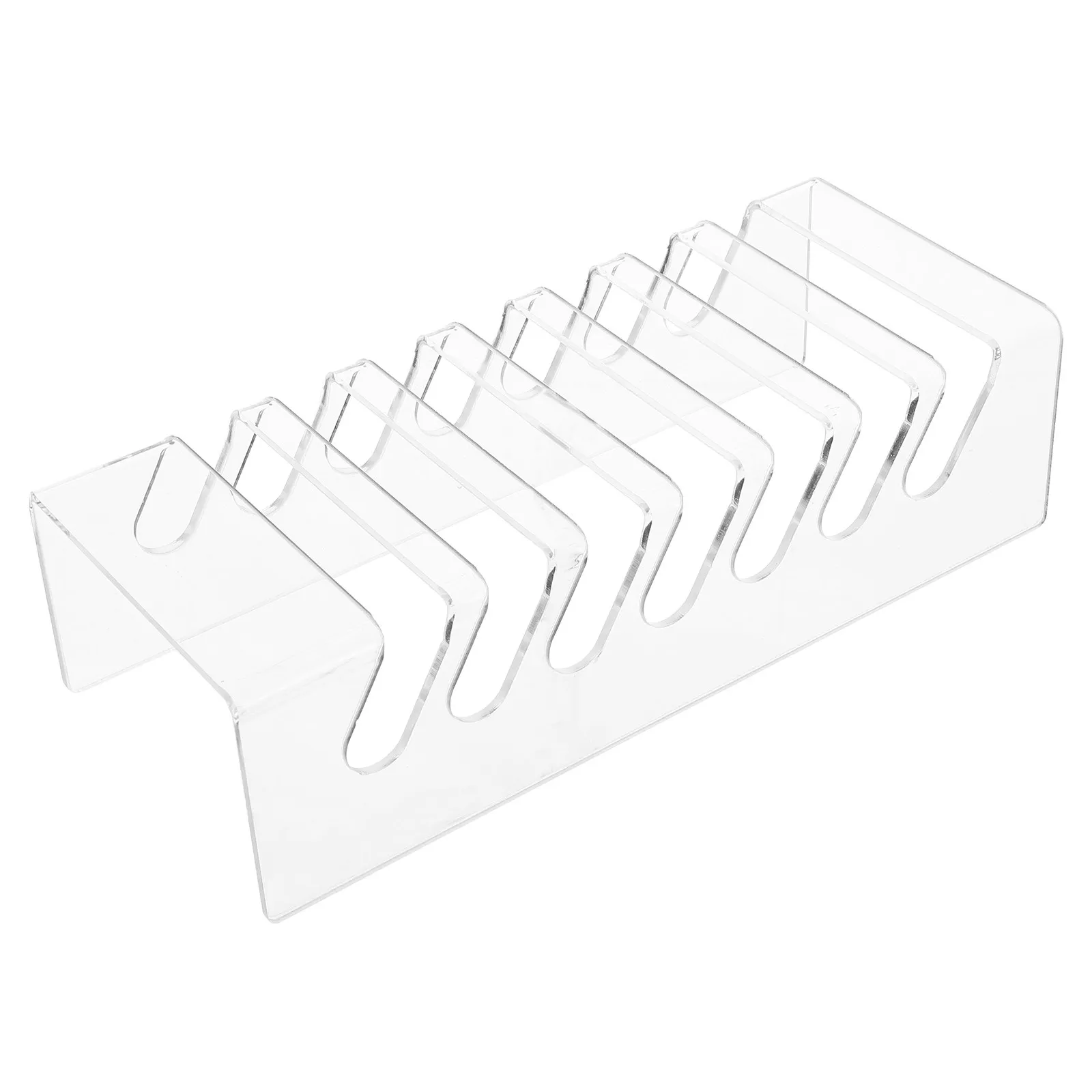 10-Grid Desktop Phone Organizer Rack with Calculator Stand for Office & Classroom Use