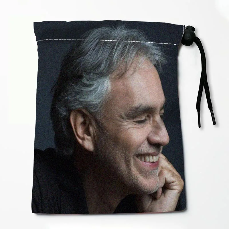 Andrea Bocelli Drawstring Bags Peach Skin Storage Bag Gift Candy Jewelry Organizer Cosmetic Coins keys Bag