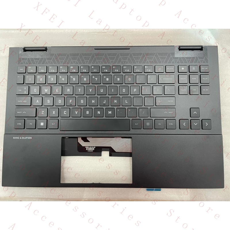 

D FOR HP 15-EN 15-EK TPN-Q236 TPN-Q238 M00666-001 Подставка для рук с клавиатурой с подсветкой