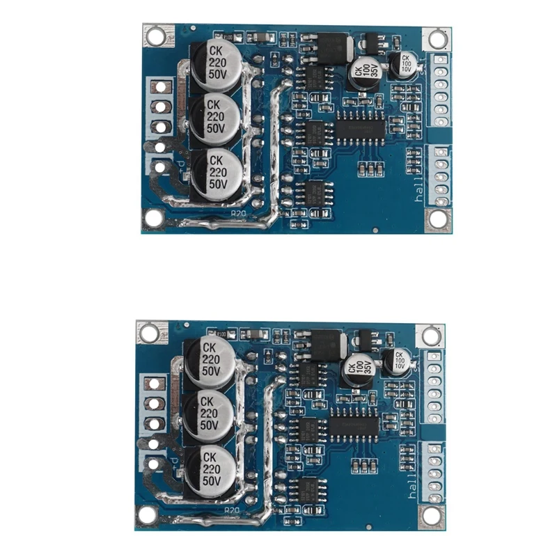 

2X DC 12V-36V 500W PWM DC Brushless Motor Controller With Hall Motor Automotive Balanced BLDC Car Driver Control Board