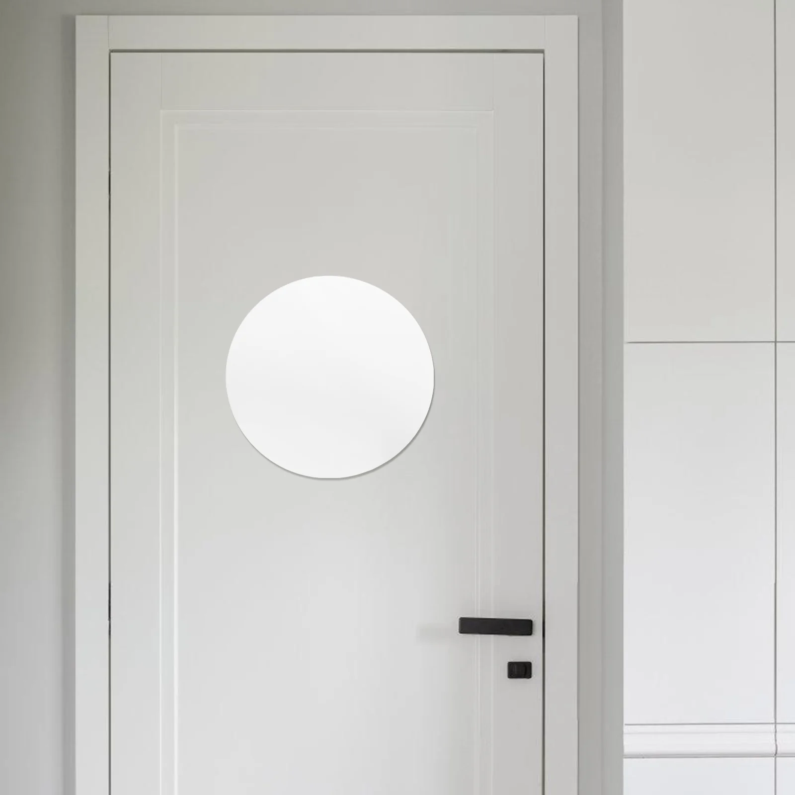 

8 Pcs Acrylic Wall Mirror Decorative Cabinet Door Stickers No Punching Adhesive