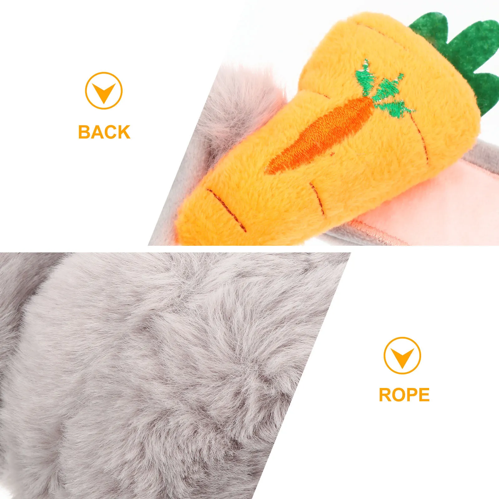 واقي أذن شتوي رائع على شكل آذان أرنب قابل للتنفس وناعم ومريح مقاس واحد يناسب غطاء الأذن الأكثر دفئًا للتزلج وركوب الدراجات