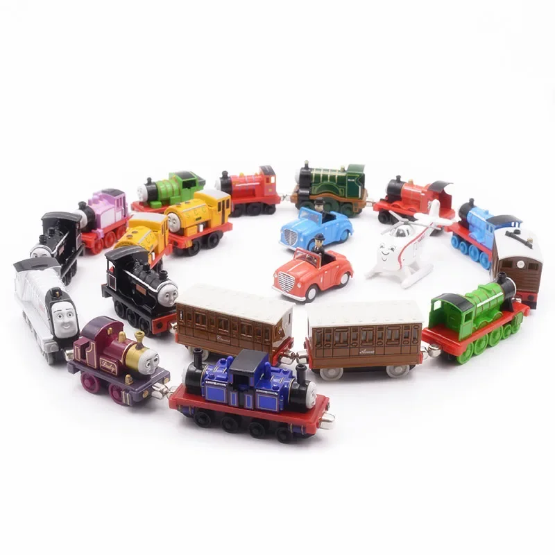 Genunie Thomas and Friends Trackmaster 1:43 karton ze stopu pociąg magnetyczny odporny na wstrząsy wysokiej jakości samochód zabawki dla dzieci prezent