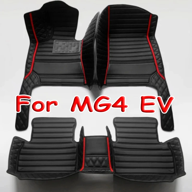 For MG4 EV MG Mulan EH32 2022 2023 2024 Car Floor Mats Carpet Anti-dirt Pad Leather Mat Car Mats Luxury Car Accessories Interior