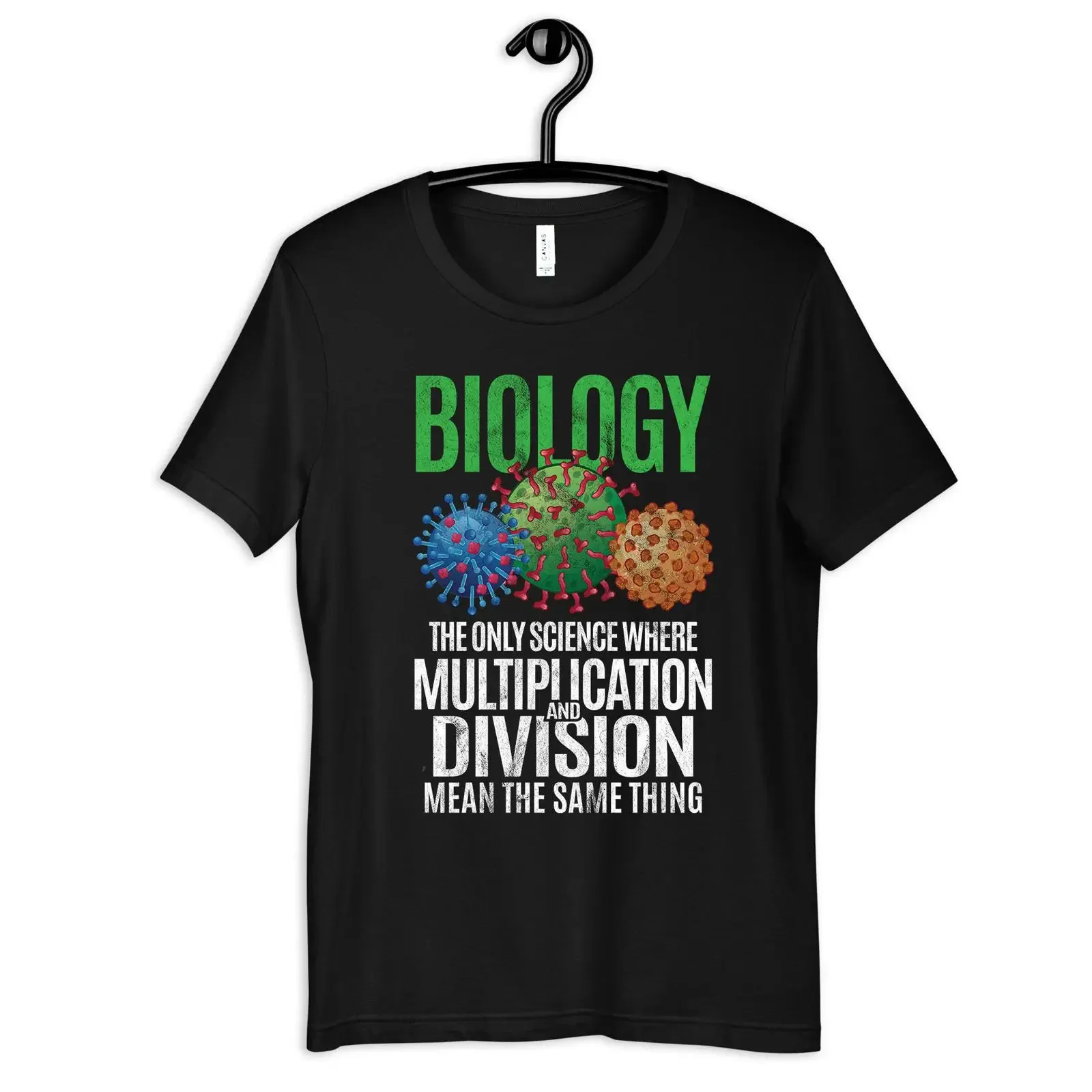 Funny Biology T Shirt Science Jokes Cell Humor DNA Laugh Long Sleeve Mitosis Evolution SweaT vintage Washed Slightly homme Soft