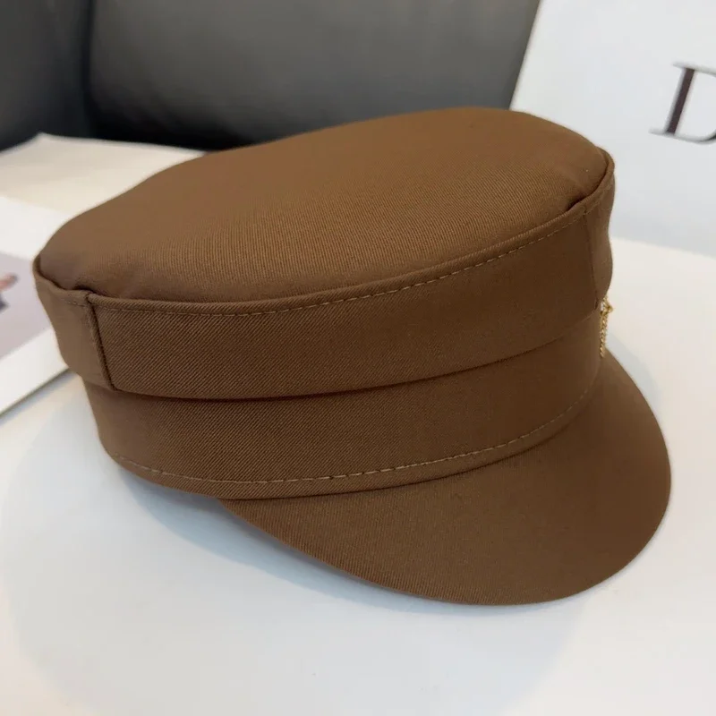 New Arrival 2025 Fashion Women Newsboy Caps Brand Designer Baker Boy Cap Spring Flat Caps with Letter