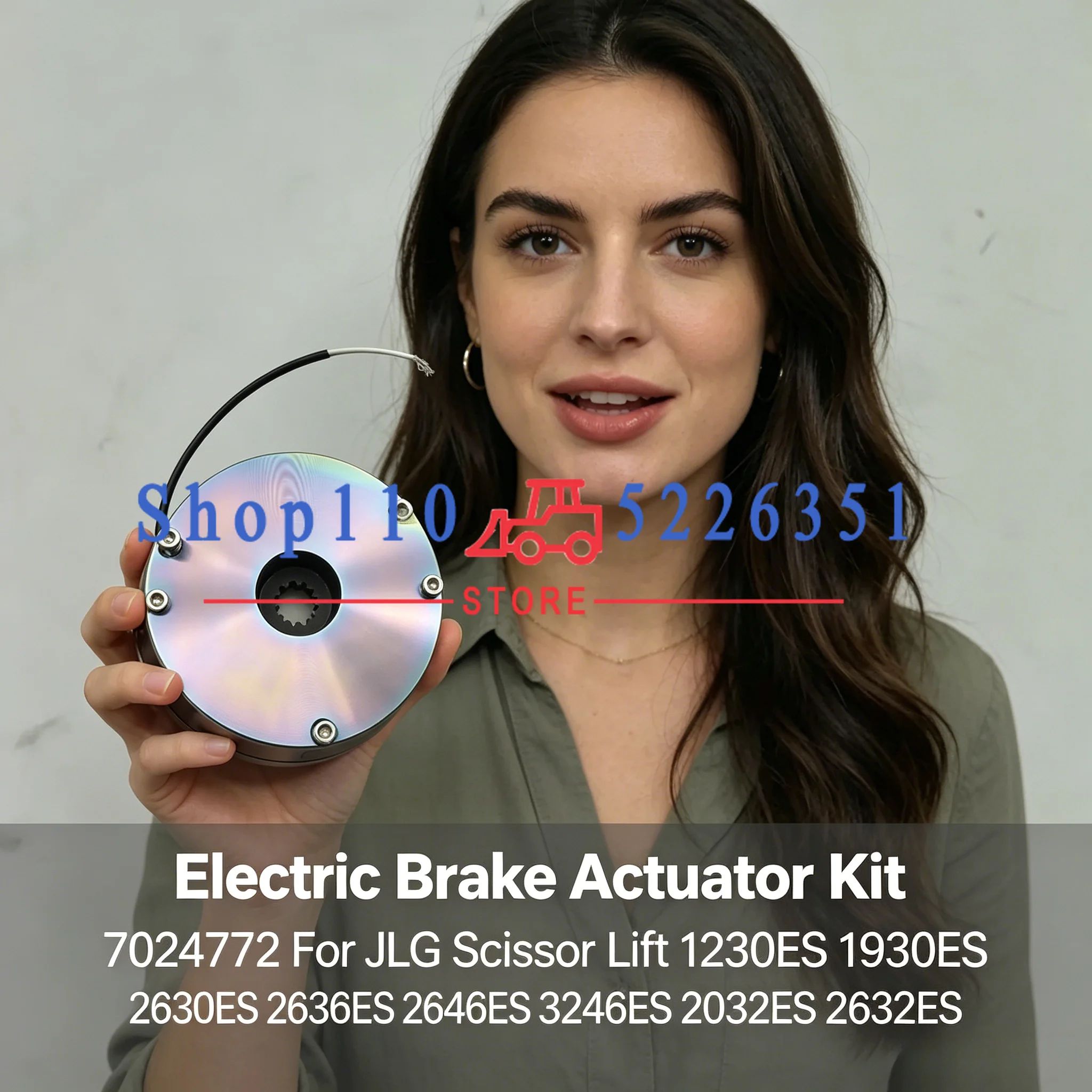 

Electric Brake Actuator Kit 7024772 For JLG Scissor Lift 1230ES 1930ES 2630ES 2646ES 3246ES 2032ES 2632ES