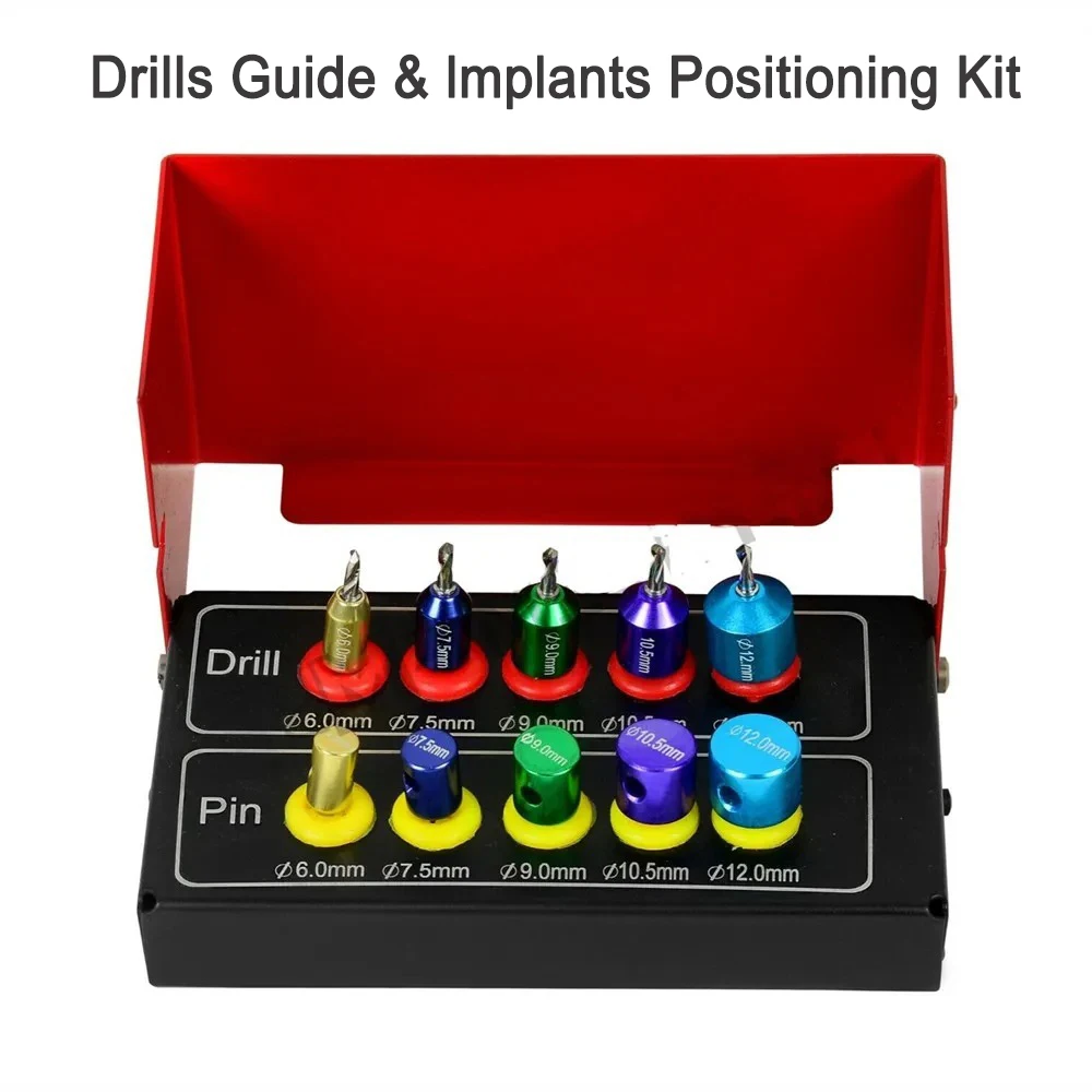 Drills Guide & lmplants Positioning Kit Dental Instruments Implant Guides Positioning Drills Bone Tools Kits