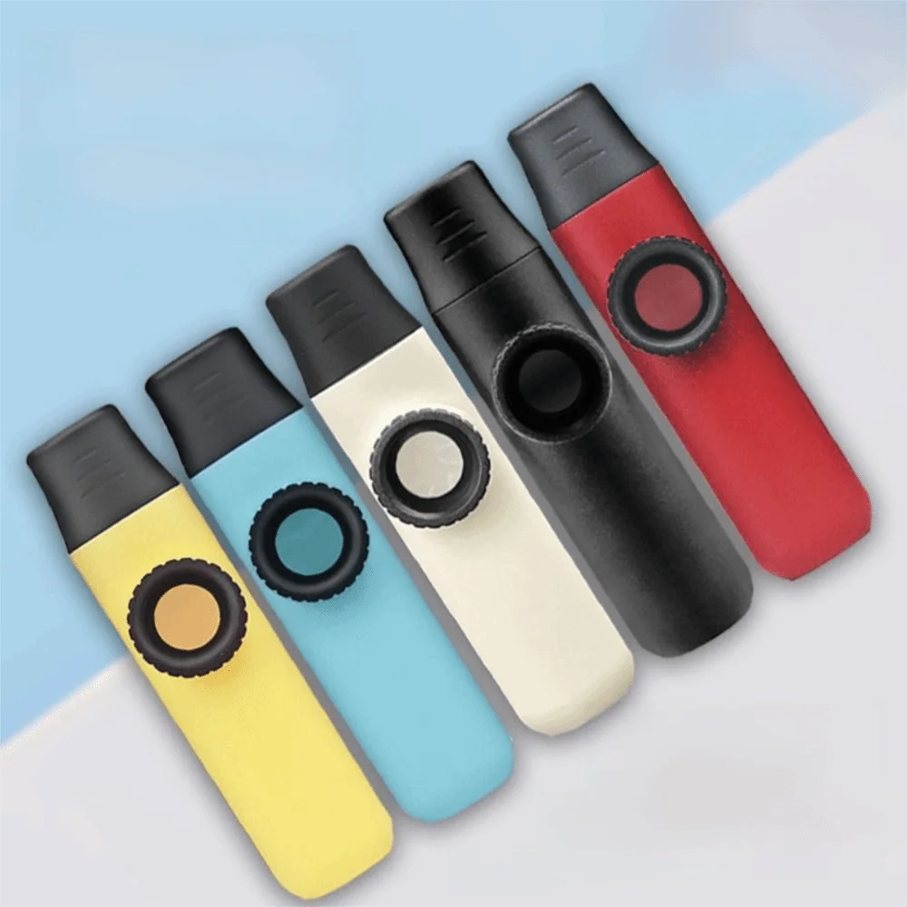 Portable Mini Kazoo Flute Reusable Lightweight Wind Instrument Easy To Learn With Lanyard Musical Whistle Accompaniment Playing