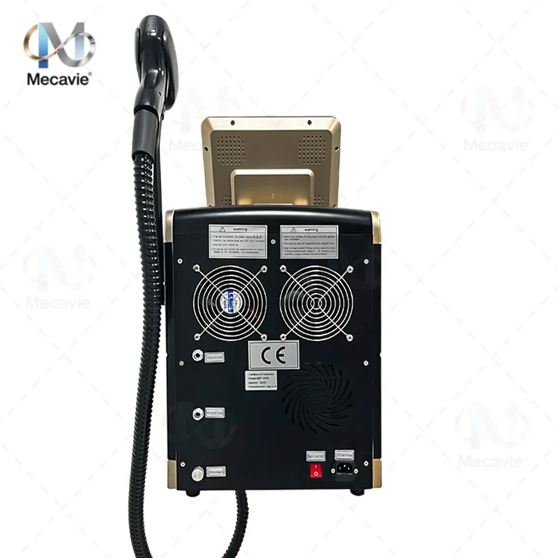 Mecavie 6 Wavelengths Diode Laser Hair Removal Machine 10 Bars FAC Fast Axis Collimation 5℃ Ice Cooling Permanent Hair Remover F
