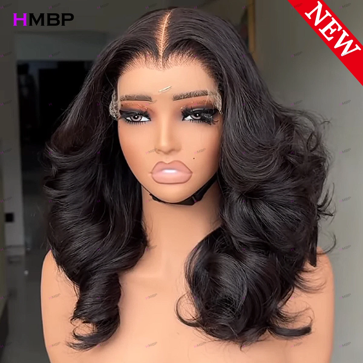 Bouncy Curly 450 Density 13×6/13x4 HD Lace Wig Glueless Lace Frontal Wig Human Hair Ready To Wear Pre Plucked For Black Women